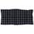 Perne scaun cu spătar mic, 2 buc., negru carouri, textil oxford GartenMobel Dekor