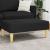 Taburet, negru, 77x55x31 cm, material textil GartenMobel Dekor