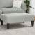 Taburet, gri deschis, 77x55x31 cm, catifea GartenMobel Dekor