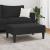 Taburet, negru, 77x55x31 cm, catifea GartenMobel Dekor