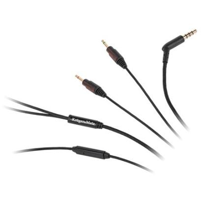 CABLU CASTI CU MICROFON JACK - 2X JACK 1M K&M EuroGoods Quality