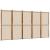 Paravan de cameră cu 5 panouri, taupe, 350x180 cm GartenMobel Dekor