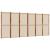 Paravan de cameră cu 6 panouri, taupe, 420x180 cm GartenMobel Dekor