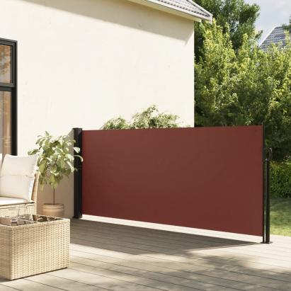 Copertina laterală retractabilă, maro, 100x500 cm GartenMobel Dekor