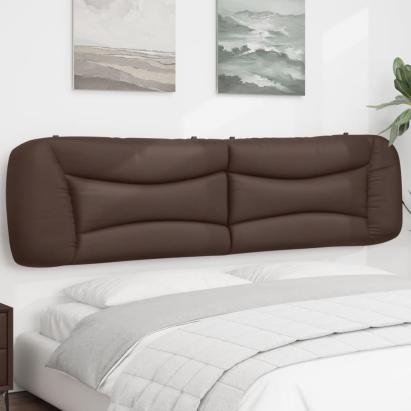 Pernă pentru tăblie pat, maro, 200 cm, piele artificială GartenMobel Dekor