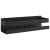 Raft de duș negru mat 23x6,5x6 cm oțel inoxidabil 304 periat GartenMobel Dekor