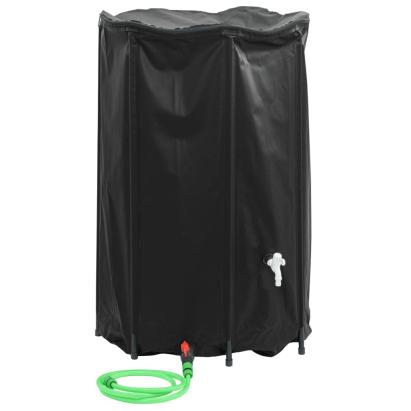 Rezervor de apă cu robinet, pliabil, 1000 L, PVC GartenMobel Dekor