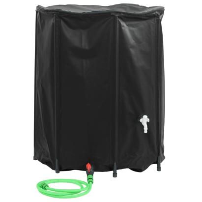Rezervor de apă cu robinet, pliabil, 1250 L, PVC GartenMobel Dekor