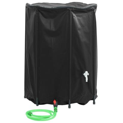 Rezervor de apă cu robinet, pliabil, 1350 L, PVC GartenMobel Dekor