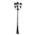 Felinar Brighton cu 3 brațe 230 cm Verde închis/Negru GartenMobel Dekor