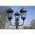 Felinar Brighton cu 3 brațe 230 cm Verde închis/Negru GartenMobel Dekor
