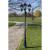 Felinar Brighton cu 3 brațe 230 cm Verde închis/Negru GartenMobel Dekor