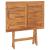 Set mobilier de exterior pliabil, 5 piese, lemn masiv de tec GartenMobel Dekor