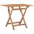 Set mobilier de exterior pliabil, 5 piese, lemn masiv de tec GartenMobel Dekor