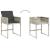 Set mobilier grădină cu perne, 9 piese, gri deschis, poliratan GartenMobel Dekor