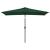 Umbrelă de soare dreptunghiulară 200 x 300 cm, verde GartenMobel Dekor