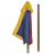 Masă de picnic pentru copii cu bănci & umbrelă, lemn multicolor  GartenMobel Dekor