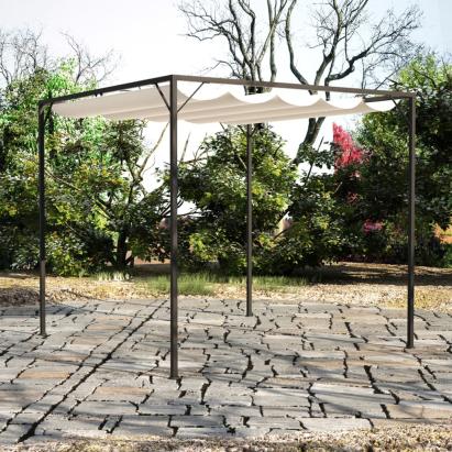 Foișor de grădină cu acoperiș baldachin retractabil GartenMobel Dekor