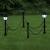Stâlpi cu felinar cu LEDuri și lanțuri GartenMobel Dekor