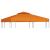 Copertină rezervă acoperiș pavilion portocaliu 3x3 m 310 g/m² GartenMobel Dekor