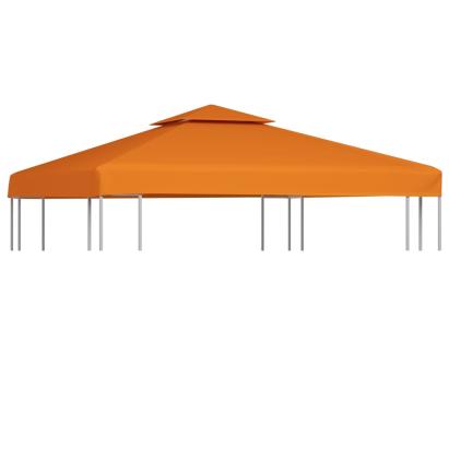 Copertină rezervă acoperiș pavilion portocaliu 3x3 m 310 g/m² GartenMobel Dekor