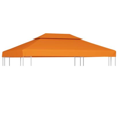 Copertină rezervă acoperiș pavilion portocaliu 3x4 m 310 g/m² GartenMobel Dekor