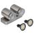 Lampă de perete cu LED, cap conic, oțel inoxidabil GartenMobel Dekor