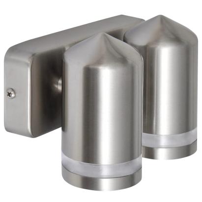 Lampă de perete cu LED, cap conic, oțel inoxidabil GartenMobel Dekor