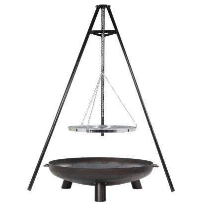 RedFire Grătar trepied, negru, 172 cm, BBQ TRIPOD  GartenMobel Dekor