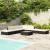 Set mobilier de grădină cu perne, 8 piese, negru, poliratan GartenMobel Dekor