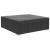Set mobilier de grădină cu perne, 8 piese, negru, poliratan GartenMobel Dekor