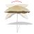 Umbrelă de soare reglabilă stil Hawaii GartenMobel Dekor