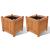 Strat înălțat din lemn, set de 2, 30 x 30 x 30 cm GartenMobel Dekor
