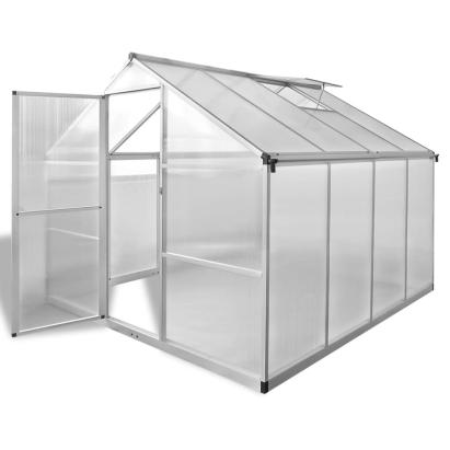 Seră din aluminiu ranforsat cu cadru la bază, 6,05 m² GartenMobel Dekor