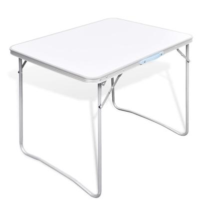 Masă camping din metal pliabilă 80 x 60 cm GartenMobel Dekor