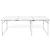 Masă camping din aluminiu reglabilă 180 x 60 cm GartenMobel Dekor