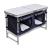 Dulap camping pliabil cu cadrul din aluminiu GartenMobel Dekor