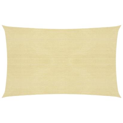 Pânză parasolar, bej, 2,5x4,5 m, HDPE, 160 g/m² GartenMobel Dekor