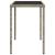 Masă de grădină cu blat din sticlă gri deschis, 115x54x74 cm GartenMobel Dekor