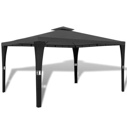 Pavilion cu acoperiș, gri închis, 3 x 4 m  GartenMobel Dekor