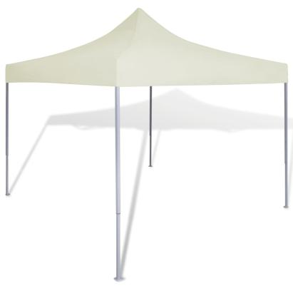 41463  Cream Foldable Tent 3 x 3 m GartenMobel Dekor