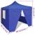 41466  Blue Foldable Tent 3 x 3 m with 4 Walls GartenMobel Dekor