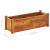 Strat înălțat de grădină, 76 x 27,6 x 25 cm, lemn de acacia GartenMobel Dekor