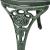 Set mobilier de bistro, 3 piese, verde, aluminiu turnat GartenMobel Dekor