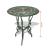 Set mobilier de bistro, 3 piese, verde, aluminiu turnat GartenMobel Dekor