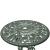 Set mobilier de bistro, 3 piese, verde, aluminiu turnat GartenMobel Dekor
