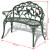 Bancă de grădină, verde, 100 cm, aluminiu turnat GartenMobel Dekor