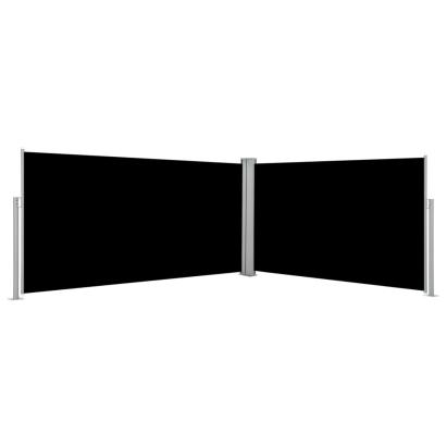 Copertină laterală retractabilă, negru, 160 x 600 cm GartenMobel Dekor