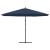 Umbrelă de soare suspendată 3,5 m, Albastru GartenMobel Dekor