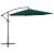 Umbrelă de soare suspendată, 3 m, Verde GartenMobel Dekor